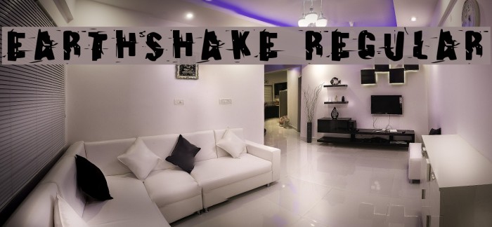 Earthshake Regular Font examples