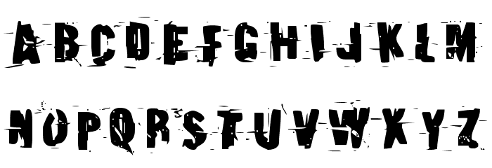 Earthshake Regular Font LOWERCASE