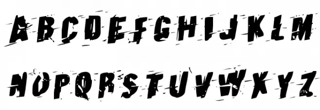 Earthshake Rotalic خط أحرف صغيرة