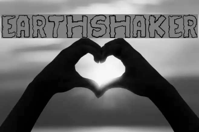 Earthshaker Font examples