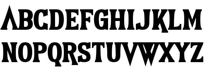 Earthshattering フォント 小文字