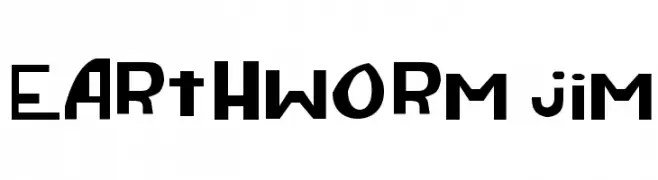 Earthworm Jim  Frei Schriftart Herunterladen
