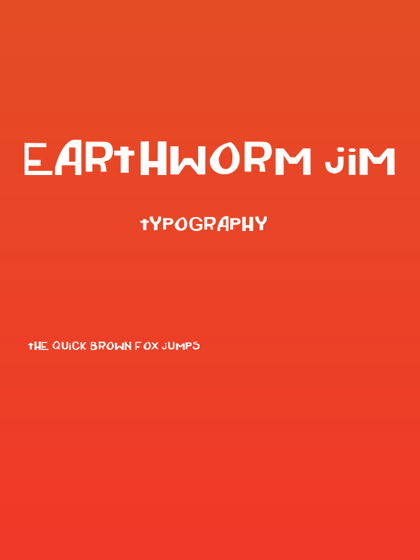 Earthworm Jim Poster