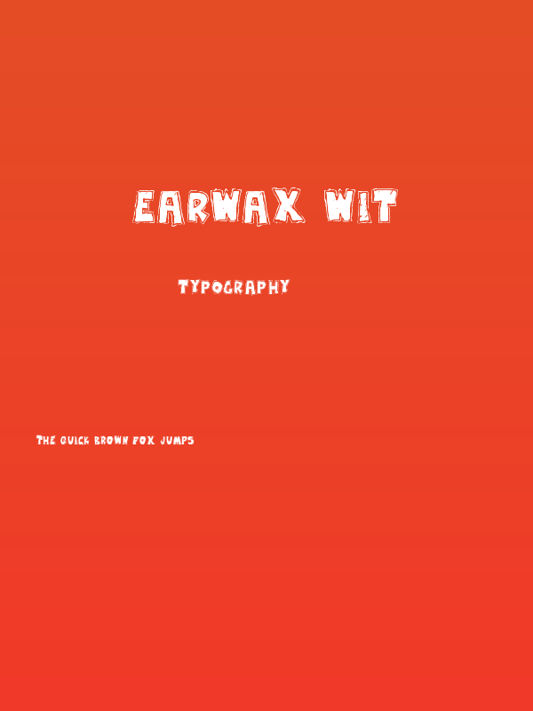 Earwax Wit Poster