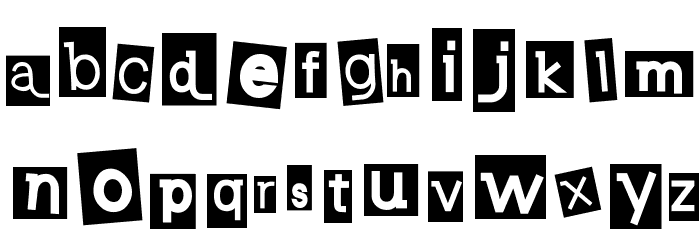 Earwig Factory Font LOWERCASE