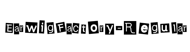 EarwigFactory-Regular  Fuentes Gratis Descargar