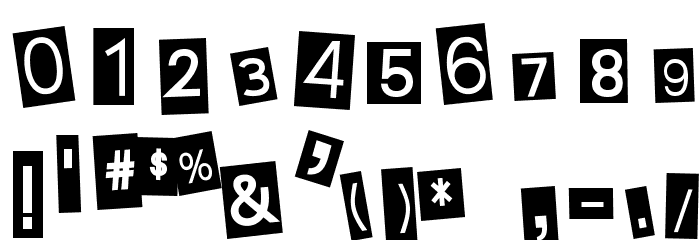 EarwigFactory-Regular Font OTHER CHARS