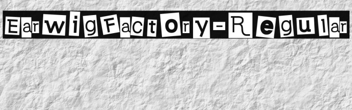 EarwigFactory-Regular Example 1