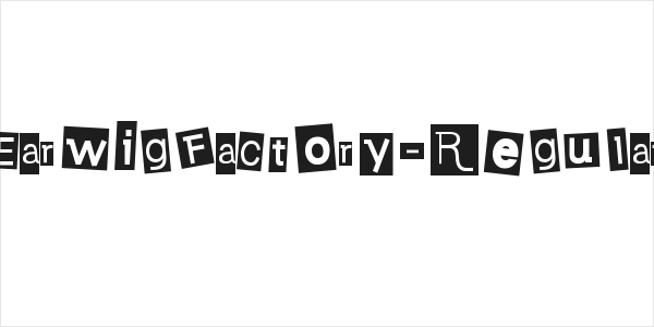 EarwigFactory-Regular Logo