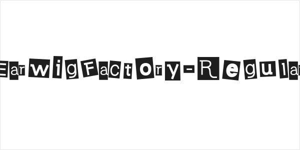 EarwigFactory-Regular Logo