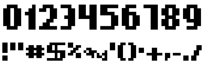 EaseOfUse Font OTHER CHARS