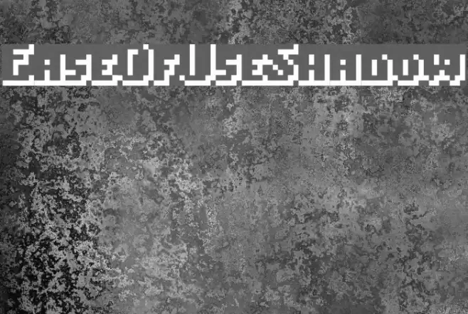 EaseOfUseShadow Font examples