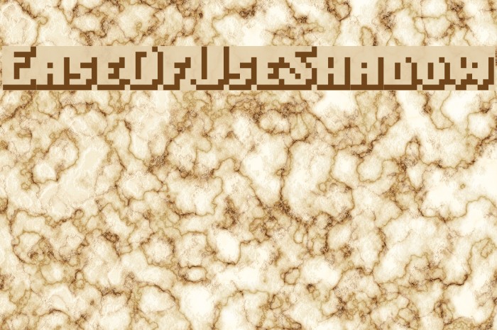 EaseOfUseShadow Font examples