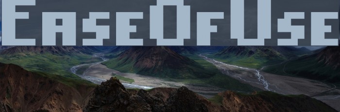 EaseOfUse Font examples