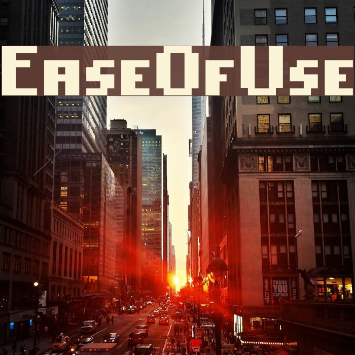 EaseOfUse Font examples