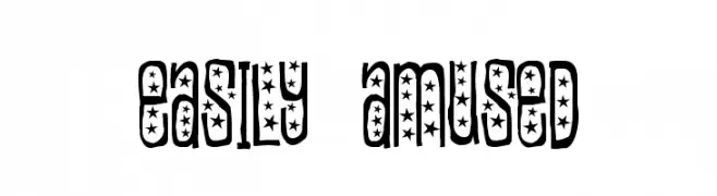 Easily amused  Frei Schriftart Herunterladen