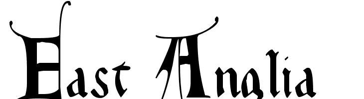 East Anglia  Free Fonts Download