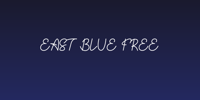 East Blue Free Social Header