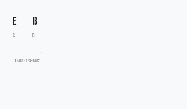 East Border Business Card