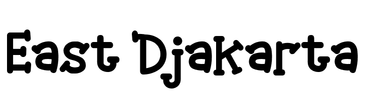 East Djakarta  baixar fontes gratis