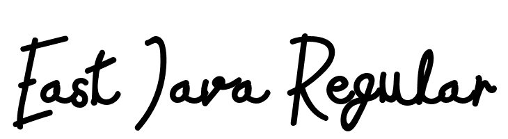 East Java Regular  Free Fonts Download
