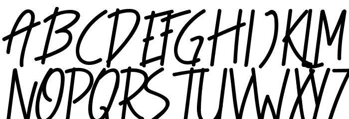 East Java Regular Schriftart Groß