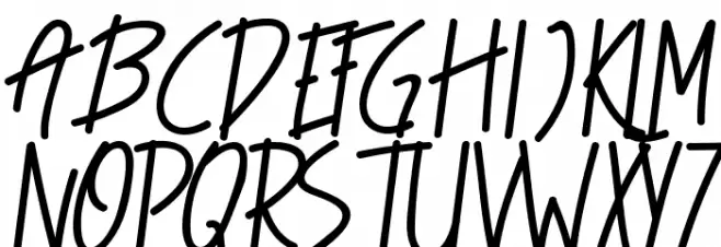 East Java Regular Font UPPERCASE
