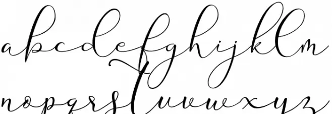 East Love - Personal Use Schriftart Kleinbuchstaben