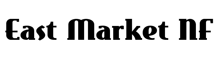 East Market NF  Скачать бесплатные шрифты