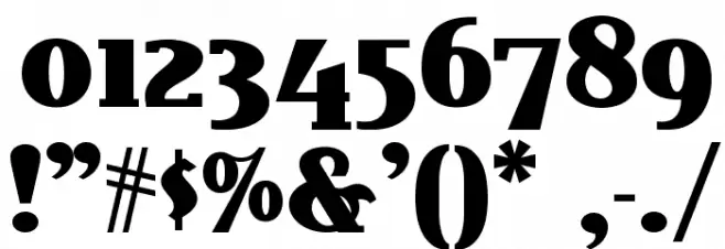 East Market NF Font OTHER CHARS