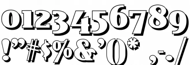 East Market Two NF Font OTHER CHARS