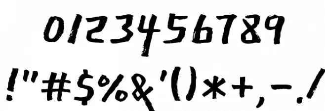 East Sea Dokdo Regular Font OTHER CHARS