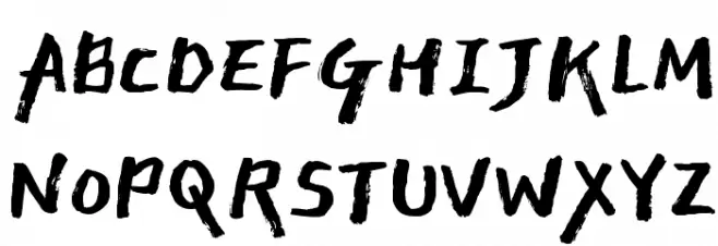 East Sea Dokdo Regular Font Litere mari