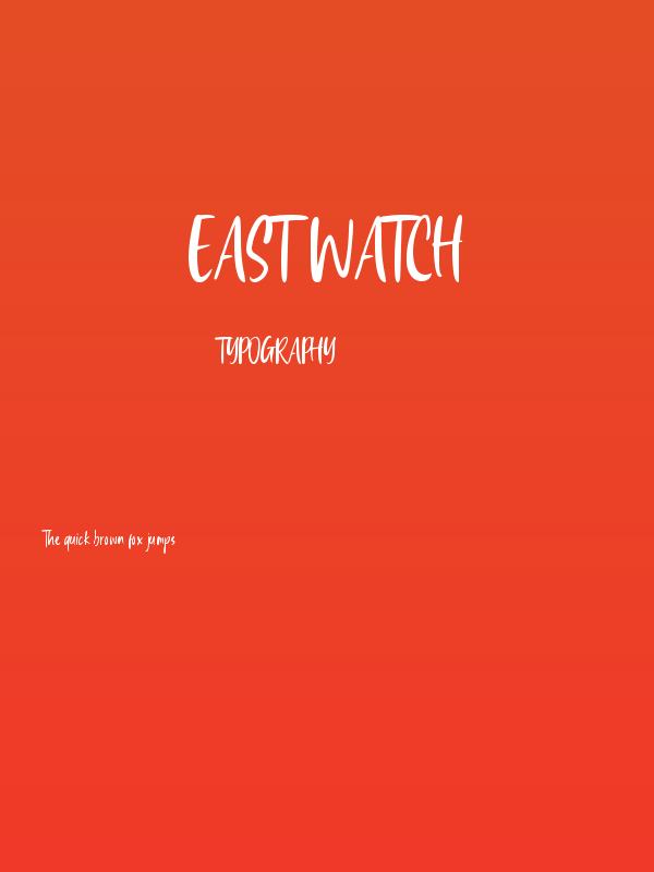 East Watch Poster