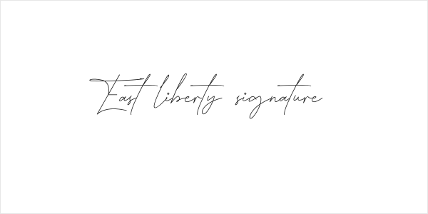 East liberty signature Logo