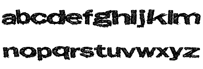 EastCity Font LOWERCASE