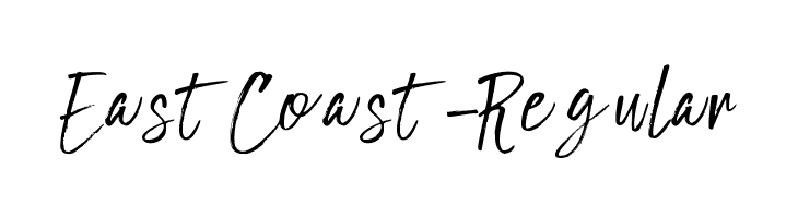 EastCoast-Regular  font caratteri gratis