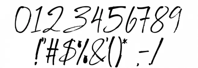 EastCoast-Regular Font OTHER CHARS