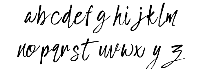 EastCoast-Regular Font LOWERCASE