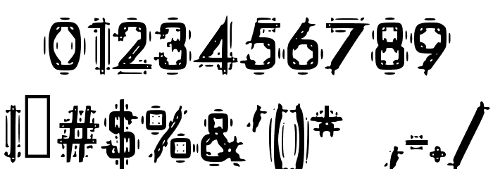 EastGanglia Font OTHER CHARS