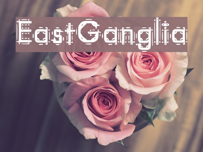 EastGanglia Font examples