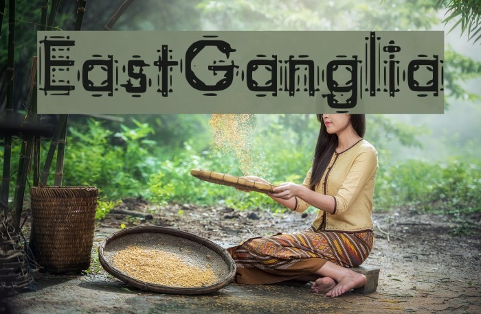 EastGanglia Font examples