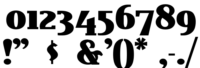 EastMarket Font OTHER CHARS