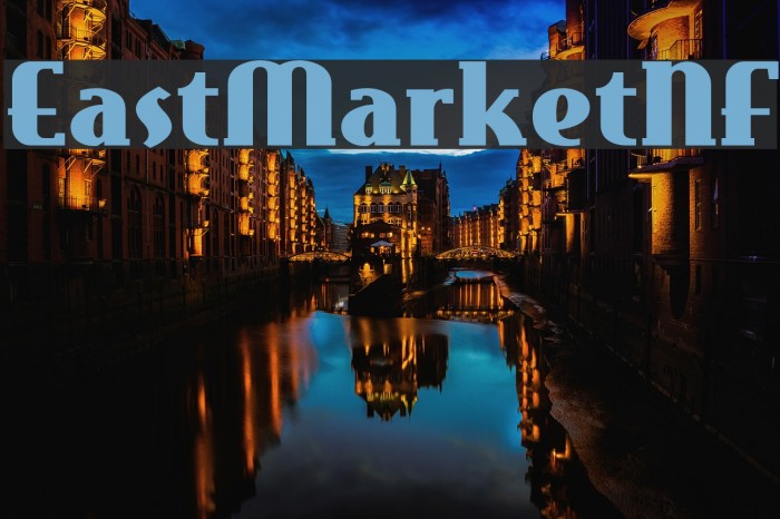 EastMarketNF Font examples