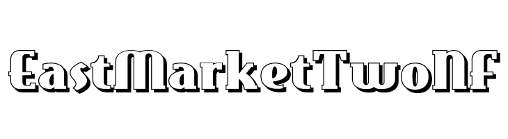 EastMarketTwoNF  Скачать бесплатные шрифты