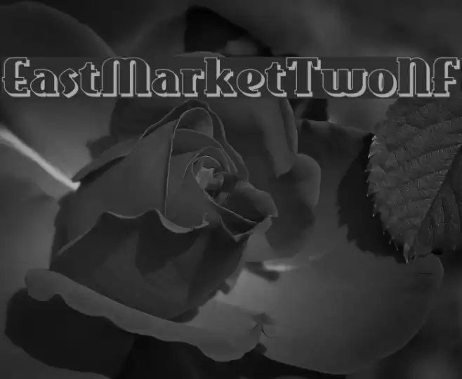 EastMarketTwoNF Font examples