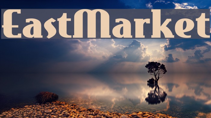 EastMarket Font examples