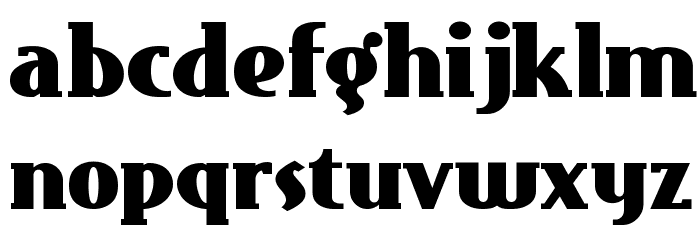 EastMarket Font LOWERCASE
