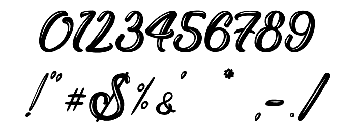 EastOctopus-PersonalUse Font OTHER CHARS