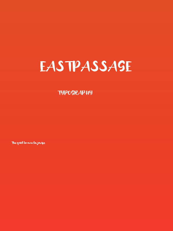 EastPassage Poster
